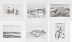 Gordon A. Smith, Gordon Smith Drawings Portfolio #A/P, 1981, photolithographs on paper