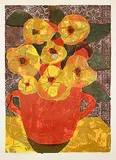 John Harold Thomas Snow, Nocturne Red Vase