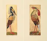 Charles van Sandwyk, Untitled - Aviary Court Etchings #Artist's Proof, colour etchings on paper