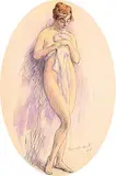 Frank Armington, Untitled - Nude with Sheet