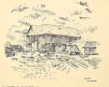 Reta Madeline Cowley, West of Langham, Sask., 1970, ink on paper
