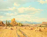 Duncan MacKinnon Crockford, Autumn in the Foothills [Nr. Black Diamond, Alta.], oil on canvas