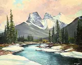 Duncan MacKinnon Crockford, Untitled - Mountain River
