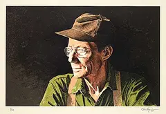 Ken Danby, Armstrong Miller #7/50, 1970, colour silkscreen on paper