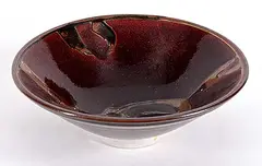 Walter Gibson Dexter, Untitled - Red Bowl, glazed ceramic