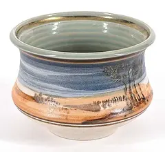 Walter Drohan, Untitled - Landscape Pot, 1971, glazed ceramic
