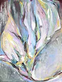 Elena Evanoff, Untitled - Pastel Petal, oil on canvas board