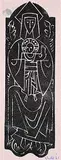 Henry George Glyde, Untitled - Mother and Child, 1961, lino block on paper