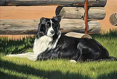 Adeline Halvorson, Ready to Go, 1988, oil on canvas
