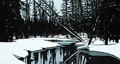 J. Thomas Hinton, Oasis of the Beaver #37/75, 1999, colour silkscreen on paper
