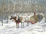 Lena Kostiuk, One More Load, 1976, oil on canvas