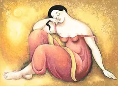 Rajka Kupesic, Dreamer, pastel on paper
