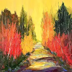In the Middle by Lissi Legge, oil on canvas, sold Dec 2024