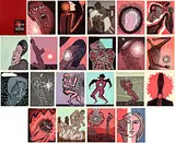 Stanley Lewis, 'The Age of Violence' Portfolio, 1974, colour lithograph on paper