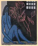 Stanley Lewis, Prison Graffiti -II- #2/45, 1975, lithograph on paper
