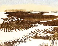 Thelma Alberta Manarey, Near Calmar, 1976, acrylic on canvas