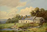 John Bates Noel, Welsh Farm, 1907, oil on canvas