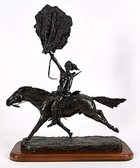 Harry O'Hanlon, Buffalo Signal #3/12, 1980, bronze sculpture
