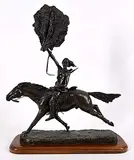 Harry O'Hanlon, Buffalo Signal #3/12, 1980, bronze sculpture