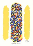 Katie von der Ohe, Doodle Tower, 2018, colour silkscreen on paper
