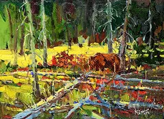 Neil Patterson, Grizzly Country, 1998, oil on wood panel