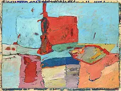 Allen Patten, Untitled - Interior Scene, 1981, oil on canvas