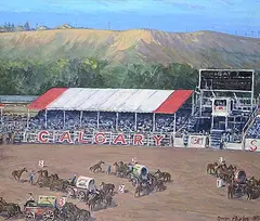 Stan Phelps, Heat 7, 1985, acrylic on canvas