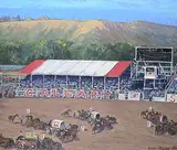Stan Phelps, Heat 7, 1985, acrylic on canvas