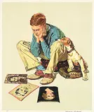 Norman Rockwell, Star Struck #A/P, colour lithograph on paper