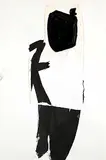 John Heward, Untitled - Monochrome Layers #1, mixed media on paper