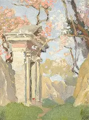 Inglis Sheldon-Williams, Untitled - Hidden Arch, 1928, oil on canvas