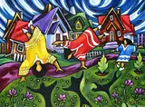 K. Neil Swanson, Handsprings Home, 2003, oil on wood board