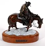 Don Toney, Come Along Little Dogie #23/50, 1993, bronze sculpture