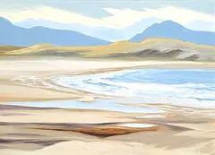 Wendy Wacko, Memories of Ireland Near Achill, oil on wood board