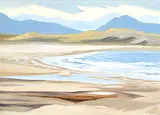 Wendy Wacko, Memories of Ireland Near Achill, oil on wood board