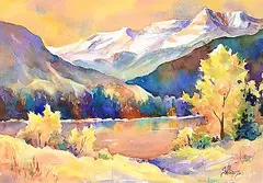 Sharon Lynn Williams, Fall Splendour II, watercolour on paper