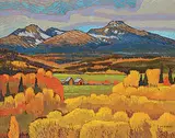 Nicholas J. Bott, Autumn in the Valley, 1989, oil on canvas