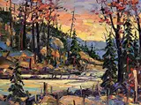 Rod Charlesworth, Fading Light, 1999, oil on canvas