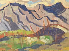 Henry George Glyde, Nr. Jasper, 1946, oil on wood panel