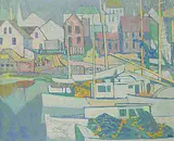 Illingworth Kerr, Yarmouth, N.S., oil on canvas