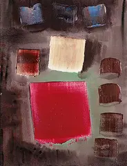 Douglas Haynes, Toledo Road, 1990, acrylic on paper