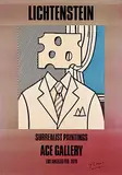 Roy Lichtenstein, Surrealist Paintings, Ace Gallery, Los Angeles Feb. 1978, 1978, offset lithograph on paper