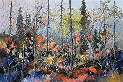Errol Brimacombe, Regeneration, oil on canvas