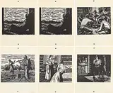 Franklin Carmichael, Five Prints from 'The Higher Hill', wood blocks on paper