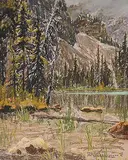 Horace Champagne, Misty Pass, 1989, pastel on paper