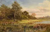 Robert Gallon, Untitled - Pastoral Calm, oil on canvas