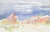 Janet Mitchell, My Kid Sister, 1988, watercolour on paper
