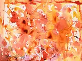 William Ronald, Untitled - Abstract in Red, 1979, watercolour on paper