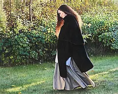Danielle Richard, Untitled - Woman in Cloak, 1995, pastel on paper