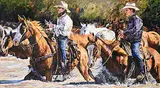 Jody Skinner, Untitled - Hired Hands, oil on canvas